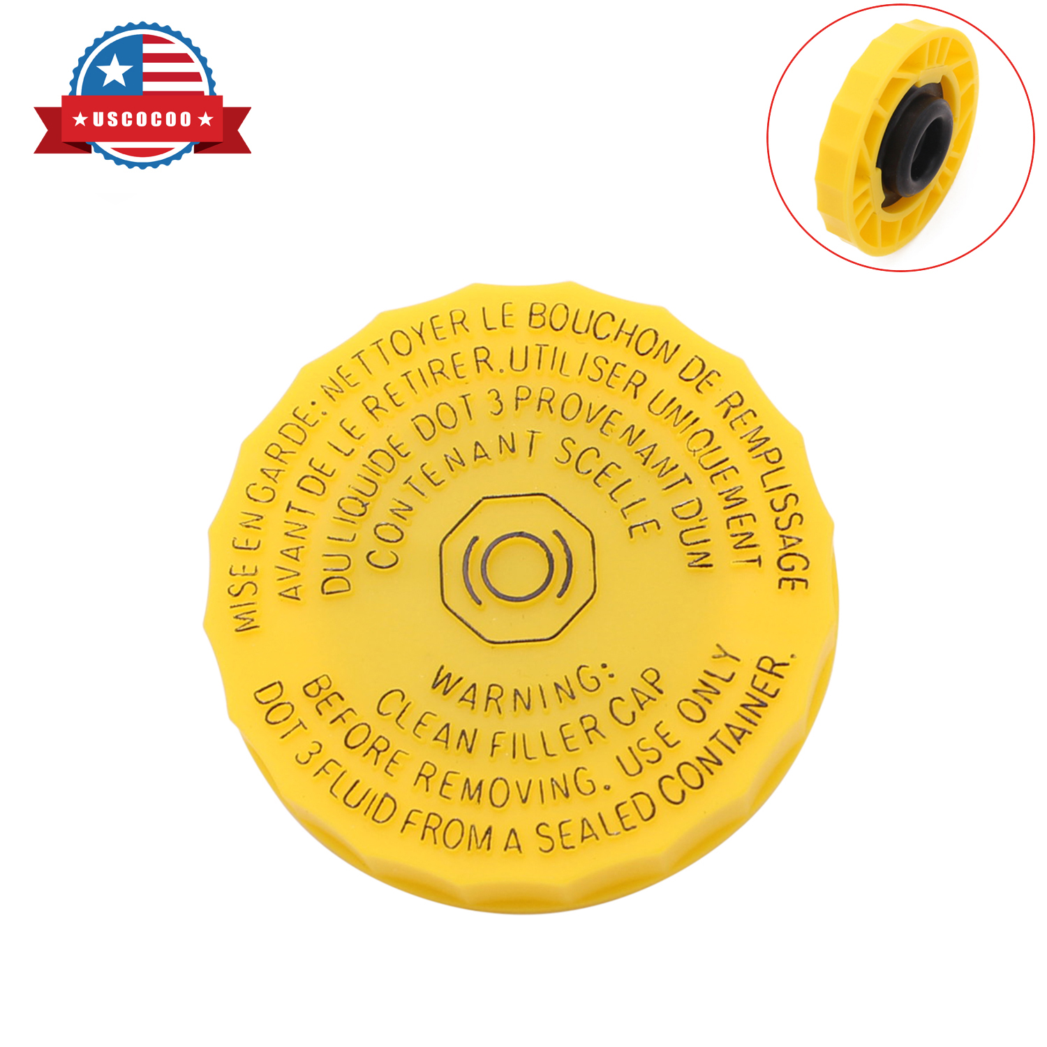 New 68211910AB Master Cylinder Reservoir Cap Fit for Jeep Wrangler